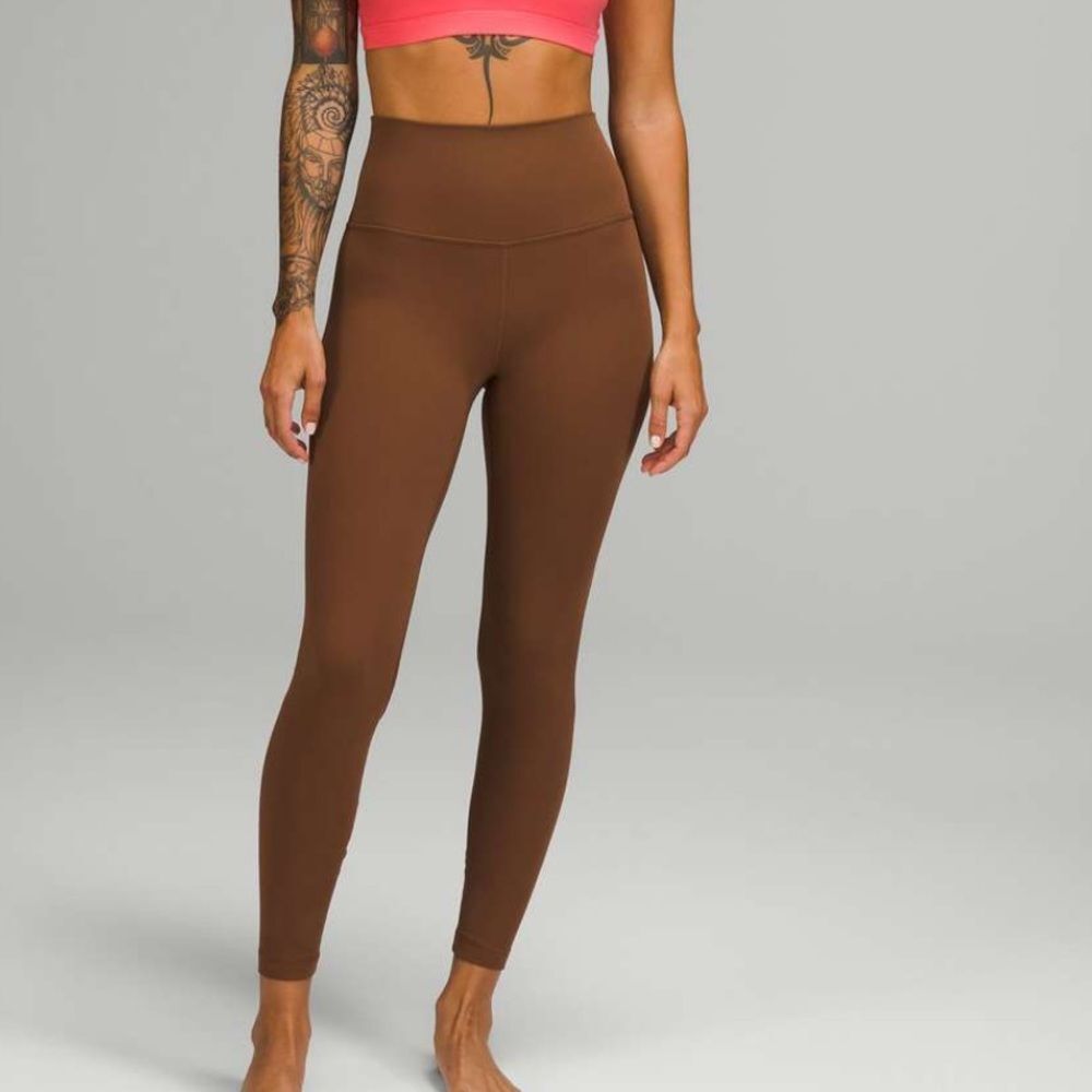Lululemon align 25” roasted brown size 4
